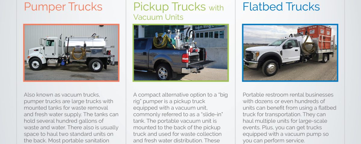 Comparing Trucks of the Portable Sanitation Industry