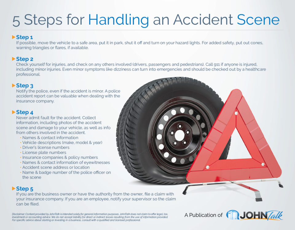 5 Steps for Handling an Accident Scene