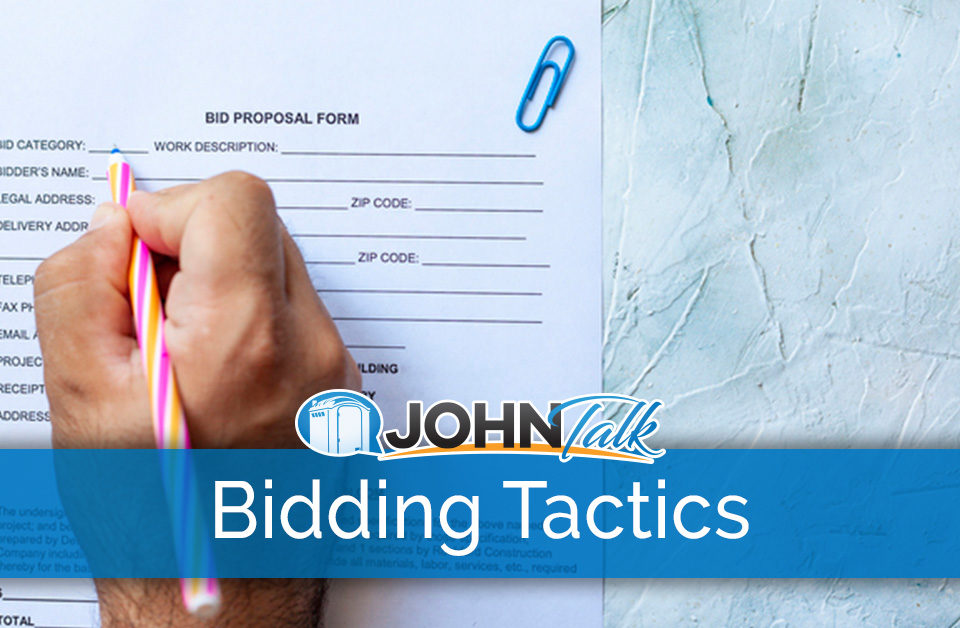 Effective Bidding Tactics for PROs