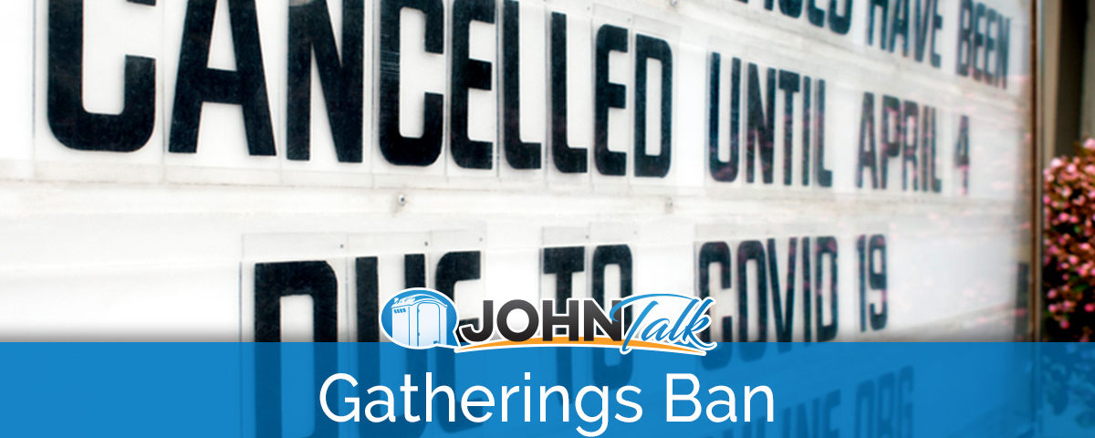 What Does the Banning of Large Gatherings Mean for Portable Sanitation?