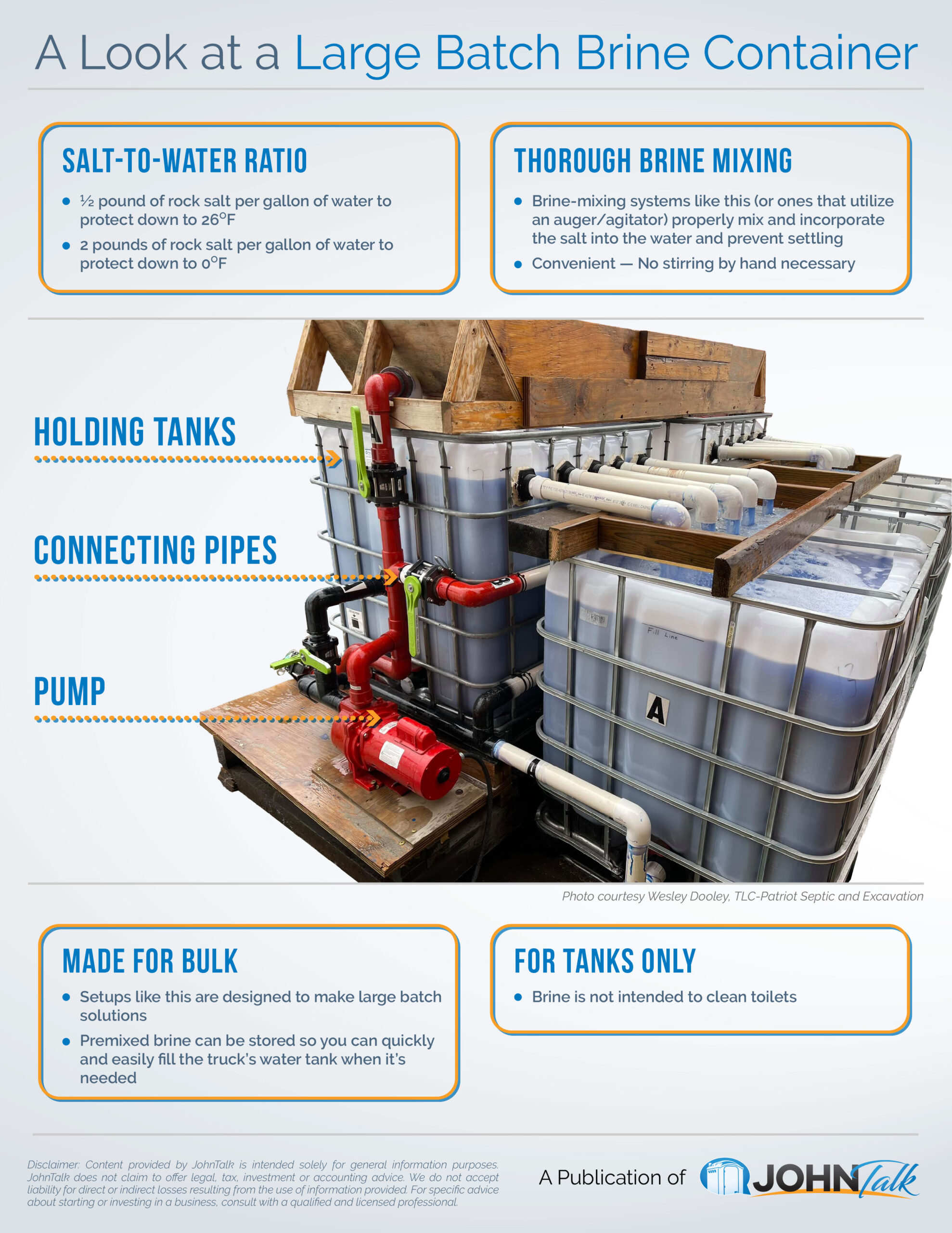 A Look at a Large Batch Brine Container