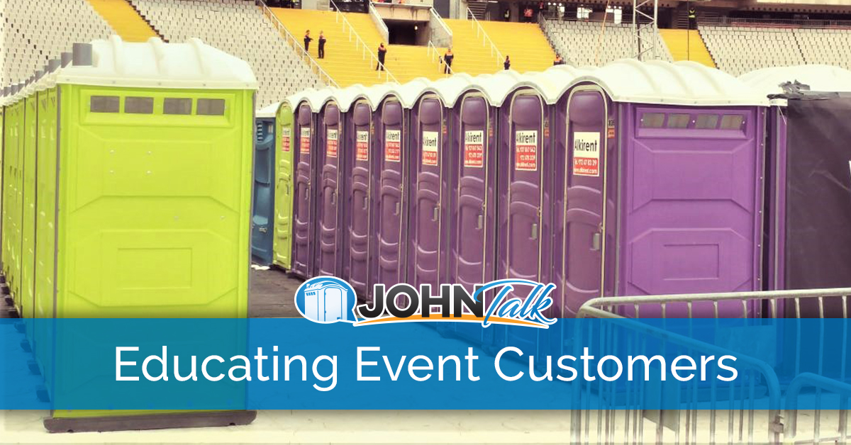 Educating Customers About Portable Sanitation at Events