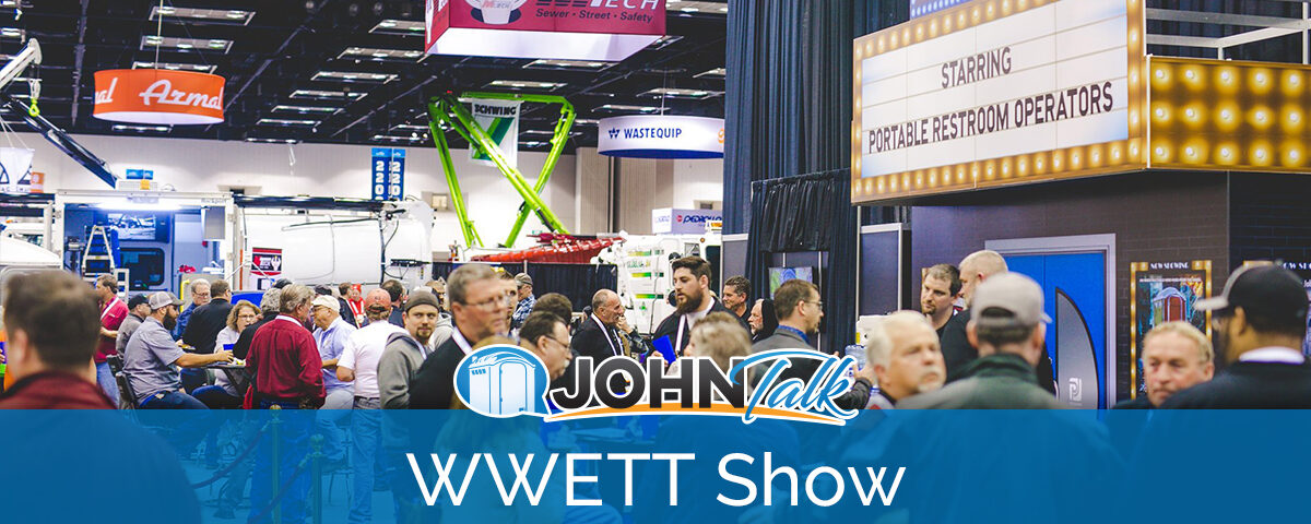 A group of people at the Water & Wastewater Equipment, Treatment & Transport Show (WWETT Show)