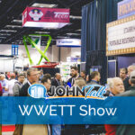 A group of people at the Water & Wastewater Equipment, Treatment & Transport Show (WWETT Show)